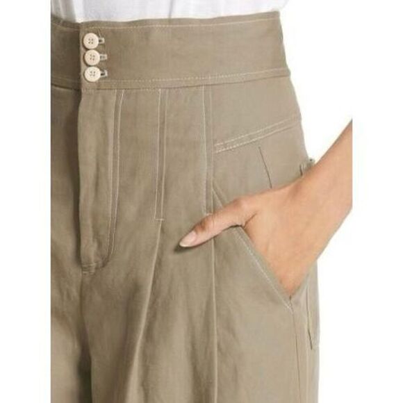 NEW Rebecca Taylor La Vie Women’s 28 Laurel Linen Twill Pant Slacks - Picture 4 of 9